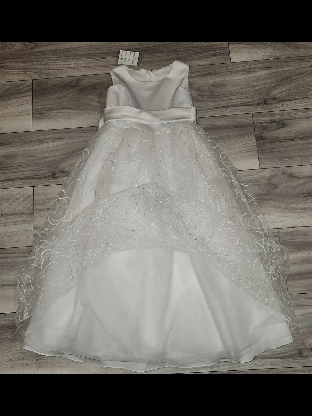 David's Bridal Flower Girl Pageant Formal Dress Sz. 6 - Picture 5 of 9
